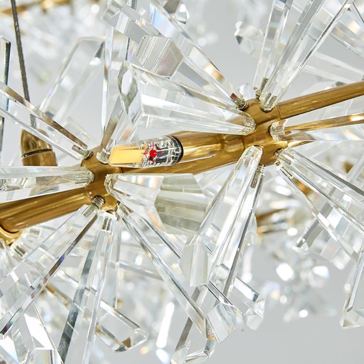 Kylia Long Crystal Chandelier - Yami Lightings