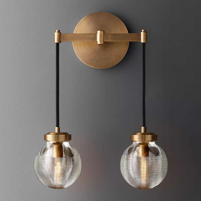 Pearl Double Wall Sconce - Yami Lightings