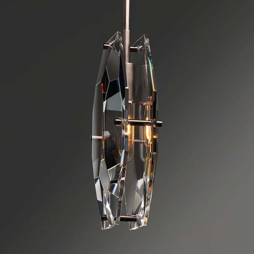 Simple Faceted Crystal Pendant - Yami Lightings