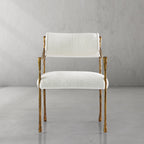 Thaddeus Retro Copper Iron Frame Dining Chair