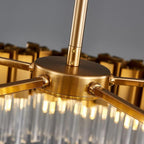 Kubica Round Crystal Chandelier - Yami Lightings