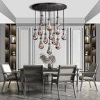 Raindrop Round Chandelier D36" - Yami Lightings