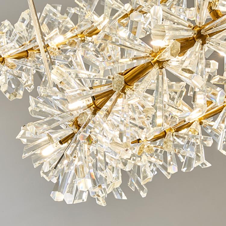 Kylia Long Crystal Chandelier - Yami Lightings