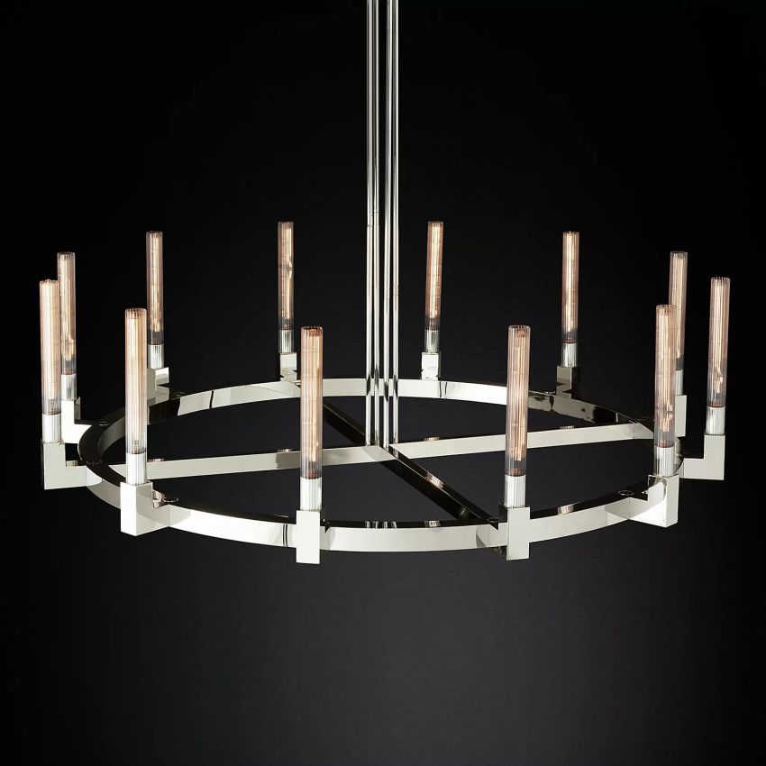 Cornelius Candlestick Round Chandelier 60" - Yami Lightings