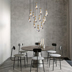 Raindrop Round Chandelier D36" - Yami Lightings