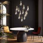 Raindrop Round Chandelier D36" - Yami Lightings