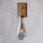 Raindrop Sconce VintageBrass - Yami Lightings