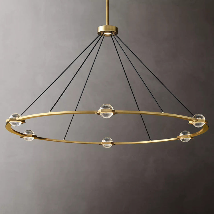 Planet Round Chandelier - Yami Lightings