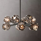 Belle De Crystal Ball Round Chandelier 24" - Yami Lightings