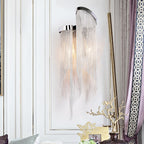 Fiona Aluminum Chain Tassel Wall Sconce - Yami Lightings
