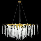 Doris Modern K9 Crystal Branch Chandelier - Yami Lightings