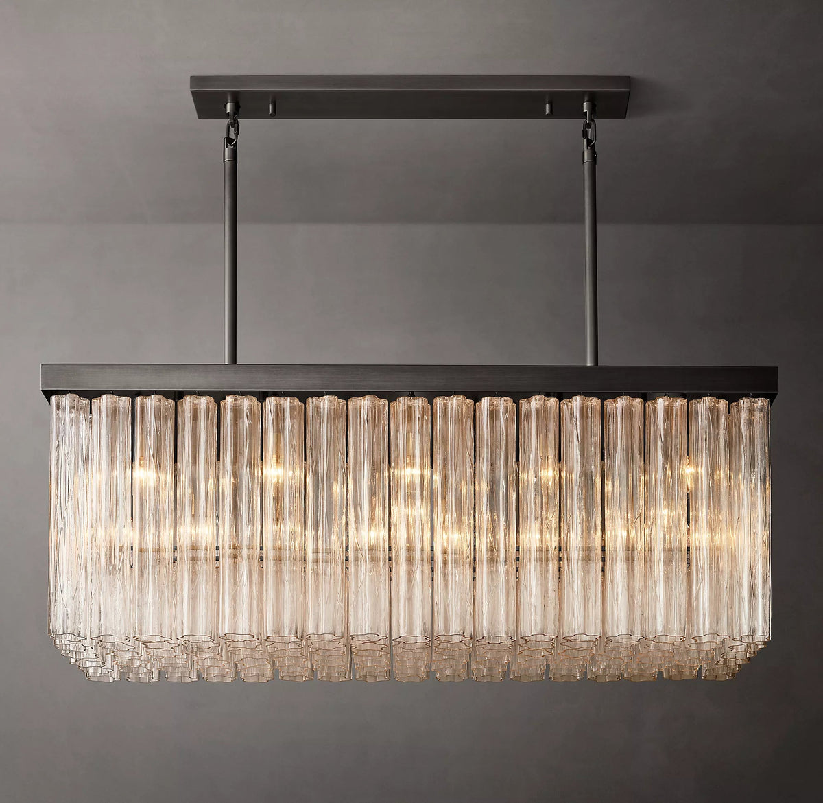 Cielo Rectangular Chandelier 54" - Yami Lightings