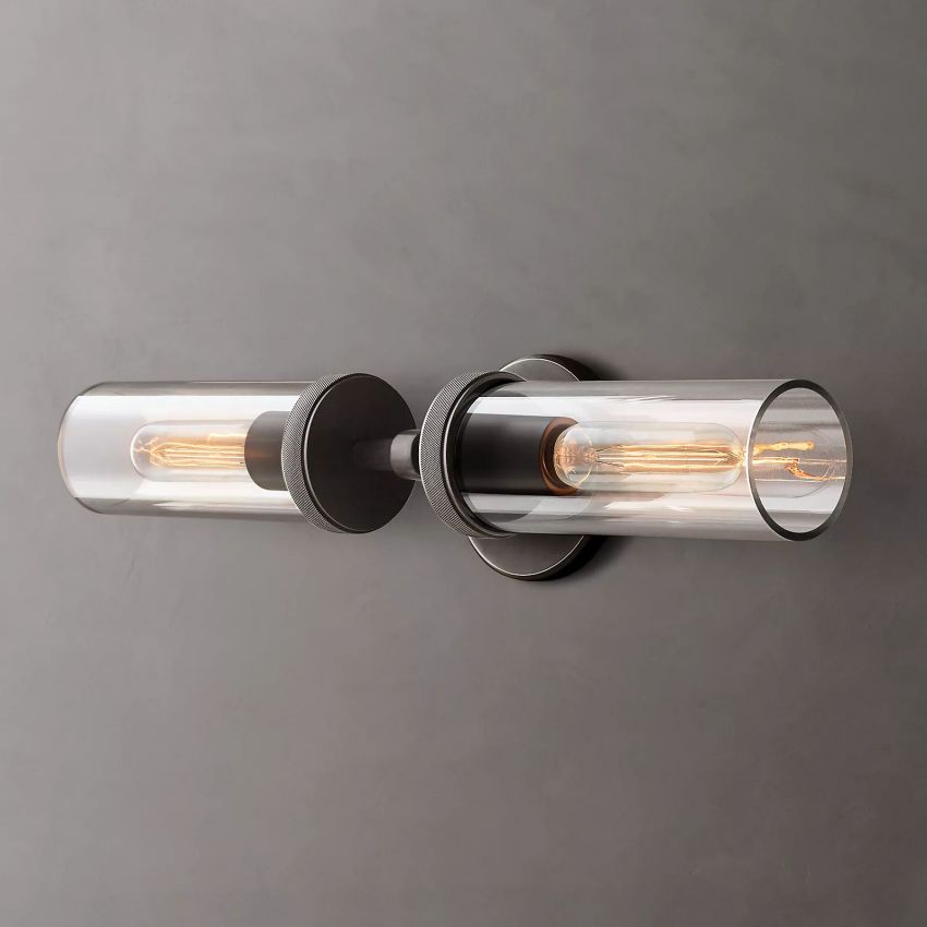 Lambert Knurled Linear Sconce - Yami Lightings