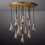 Raindrop Round Chandelier D36" - Yami Lightings