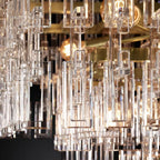 Marignan Four-Tier Rectangular Chandelier 72" - Yami Lightings