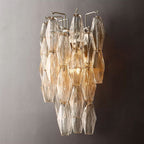 Murano Clear Glass Sconce - Yami Lightings