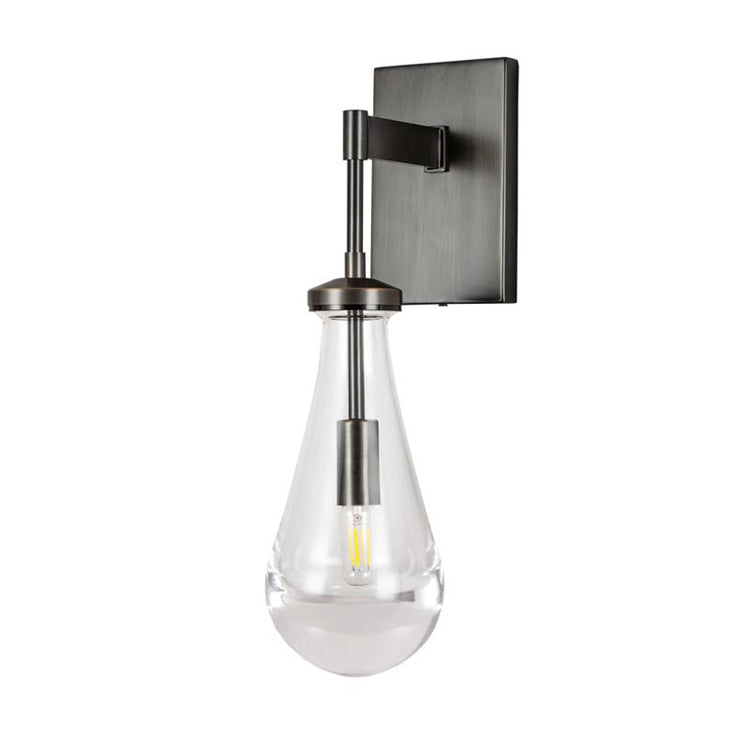 Raindrop Sconce MattBlack - Yami Lightings
