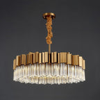 Kubica Round Crystal Chandelier - Yami Lightings