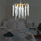 Doris Modern K9 Crystal Branch Chandelier - Yami Lightings