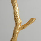Elva Nordic Ostrich Feather Floor Lamp Brass Lighting - Yami Lightings