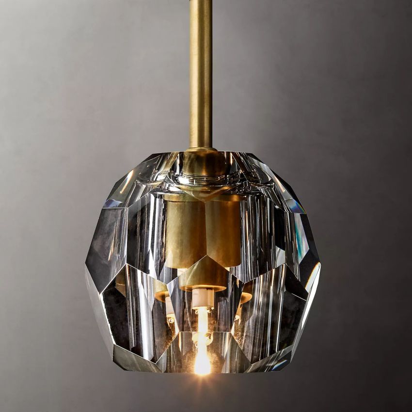 Belle De Crystal Rod Pendants - Yami Lightings