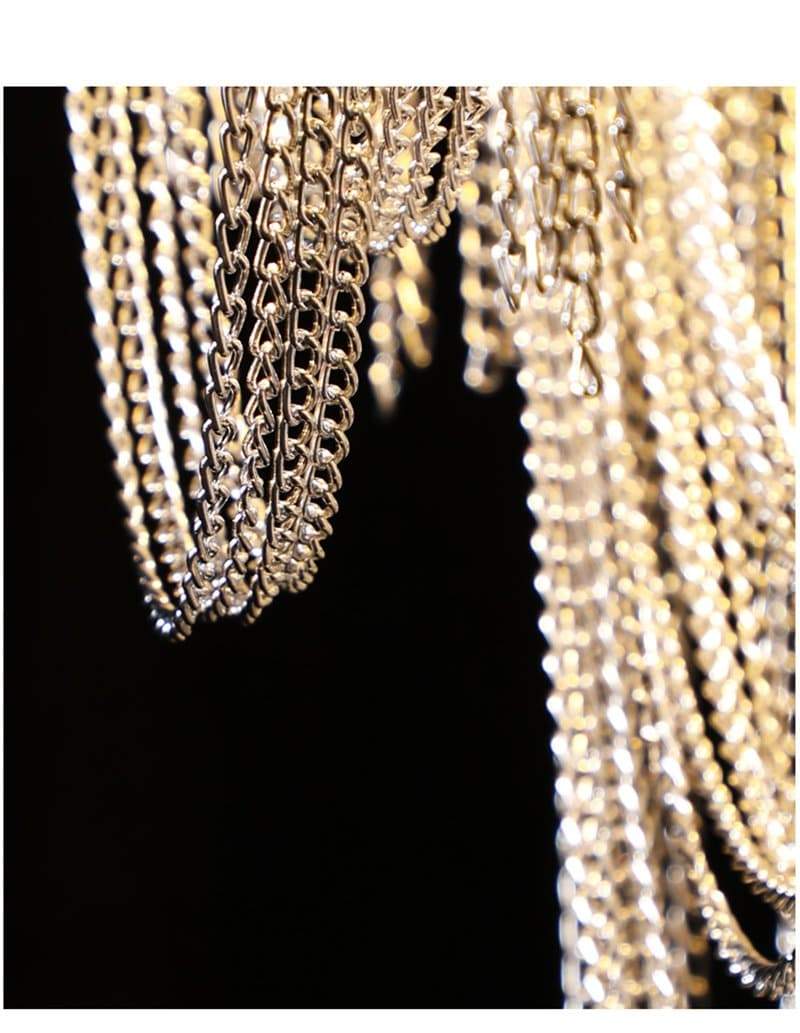 Aluminum Chain Tassel Table Lamp - Yami Lightings