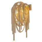 Sophia Modern Aluminum Chain Tassel Wall Sconce - Yami Lightings