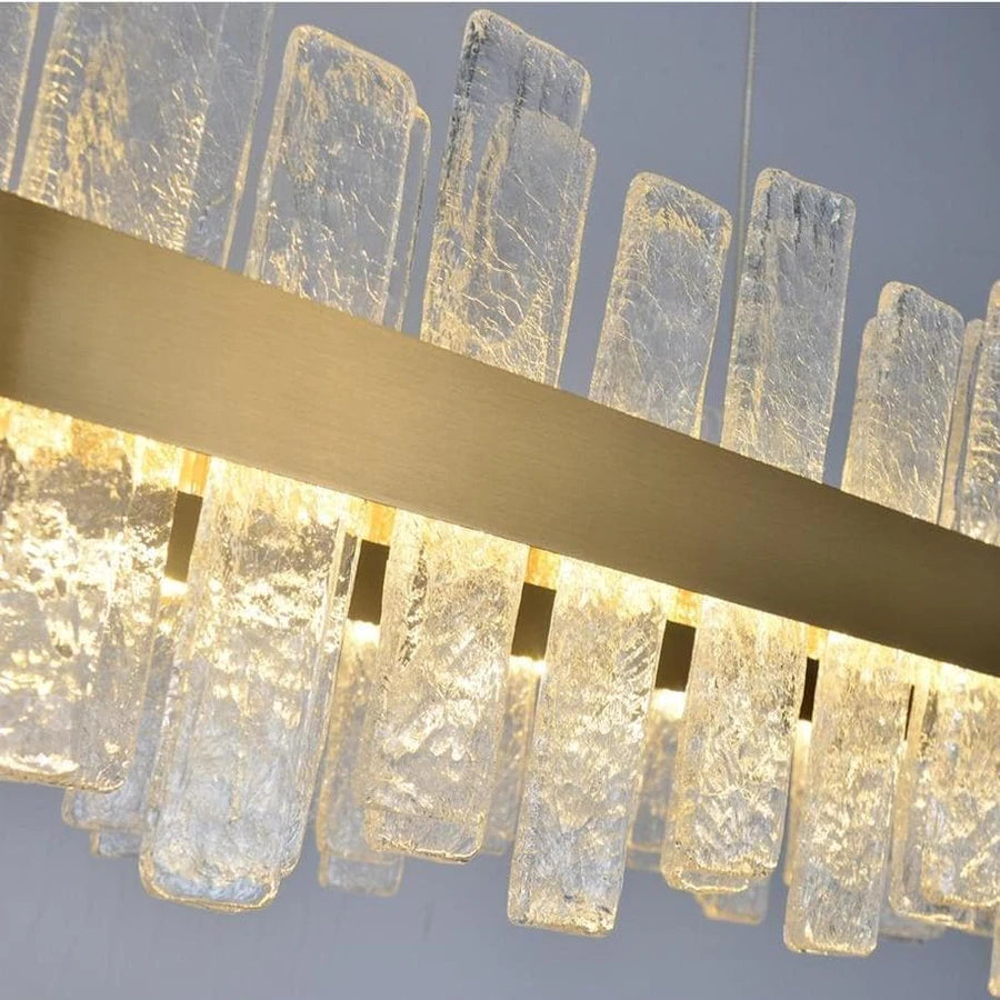 Andrea Rectangular Crystal Chandelier - Yami Lightings