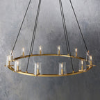 Penelope Modern Clear Glass Round Chandelier - Yami Lightings
