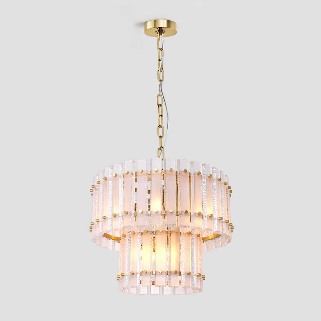 Mara Classical Round Glass Chandelier