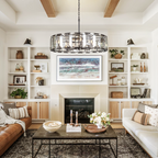 Kiko Crystal Round Chandelier 24"