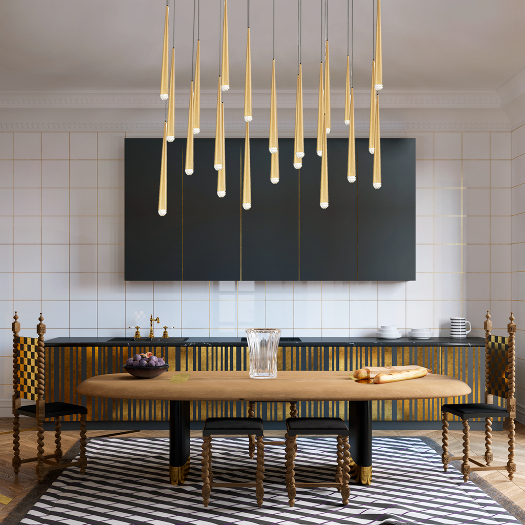 Harry Rectangle Tubular Pendant