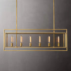 Beckman Rectangular Chandelier 54" - Yami Lightings