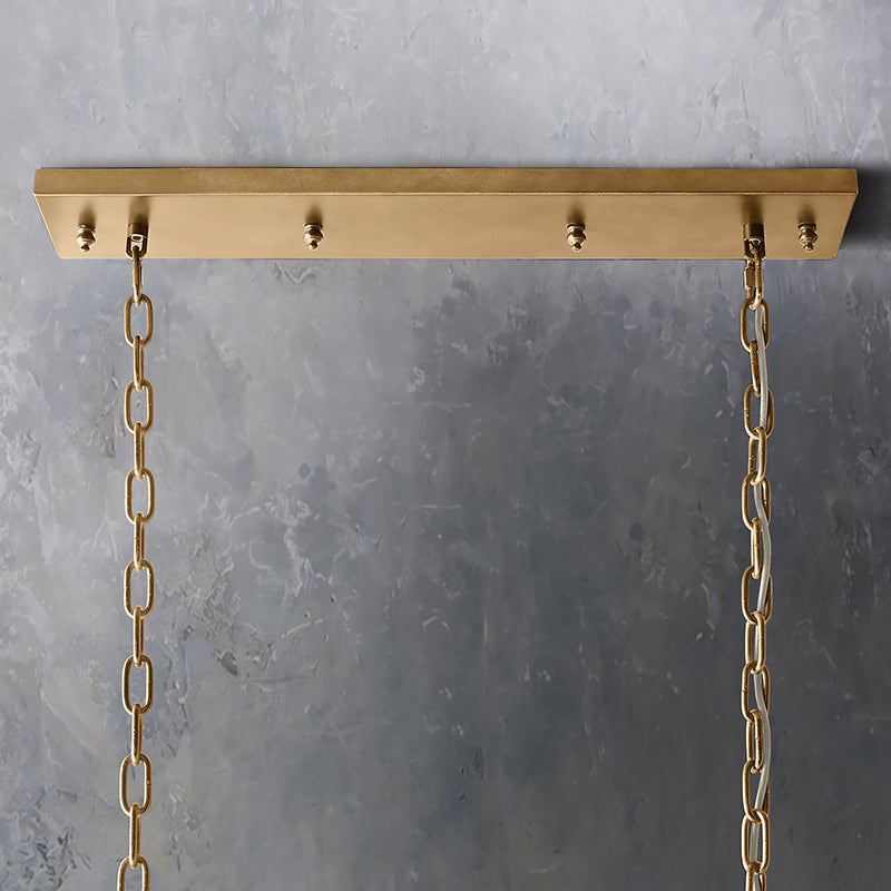 Modern Rectangular K9 Crystal Chandelier - Yami Lightings