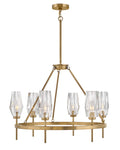 Possini Faceted Clear Crystal Chandelier 6-Light