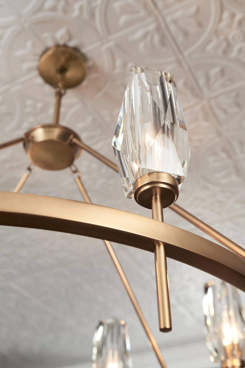 Possini Faceted Clear Crystal Chandelier 8-Light