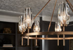 Possini Faceted Clear Crystal Chandelier 8-Light