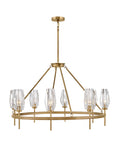 Possini Faceted Clear Crystal Chandelier 8-Light