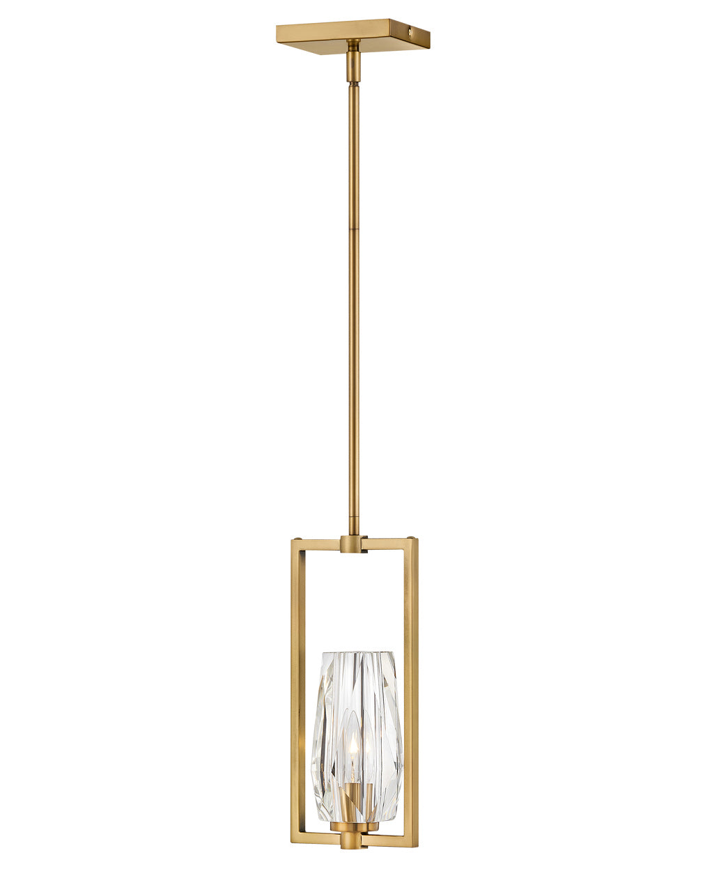 Possini Faceted Clear Crystal Pendant