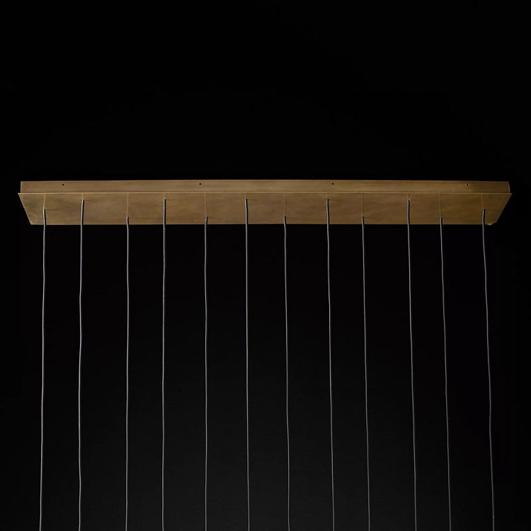 Artemis Linear Tapered Tubular Chandelier - Yami Lightings
