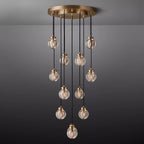 Pearl Round Chandelier - Yami Lightings