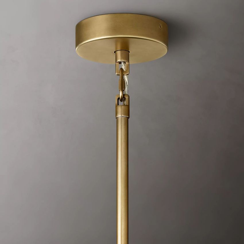 Murano Smoke Glass Tiered Round Chandelier - Yami Lightings