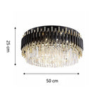 Sheila Flush Mount Crystal Chandelier - Yami Lightings