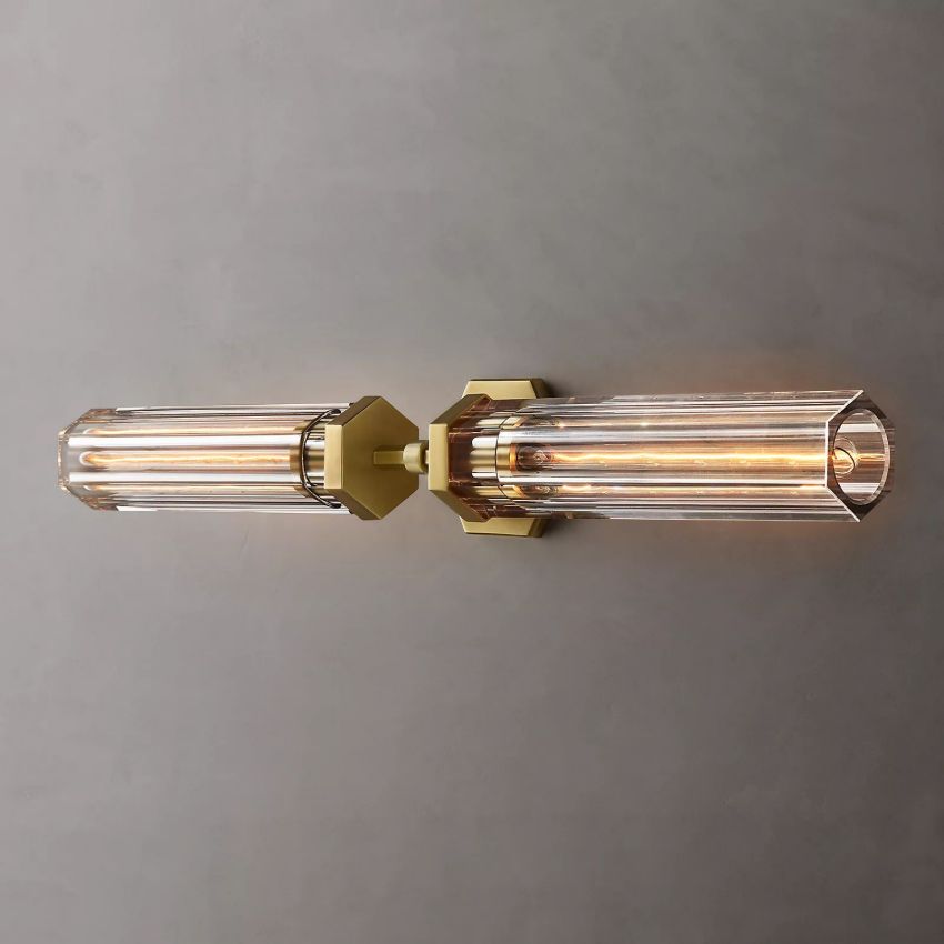 Lambert Hexagonal Grand Linear Sconce - Yami Lightings
