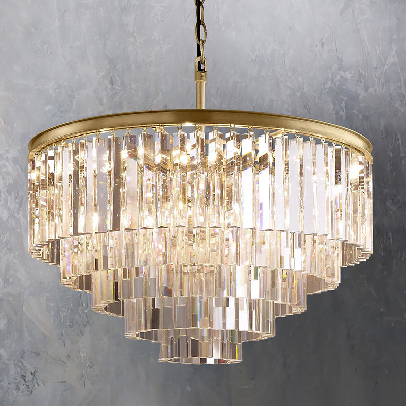 Modern Round K9 Crystal Chandeliers - Yami Lightings