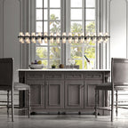Industrial Rectangular Crystal Chandelier - Yami Lightings