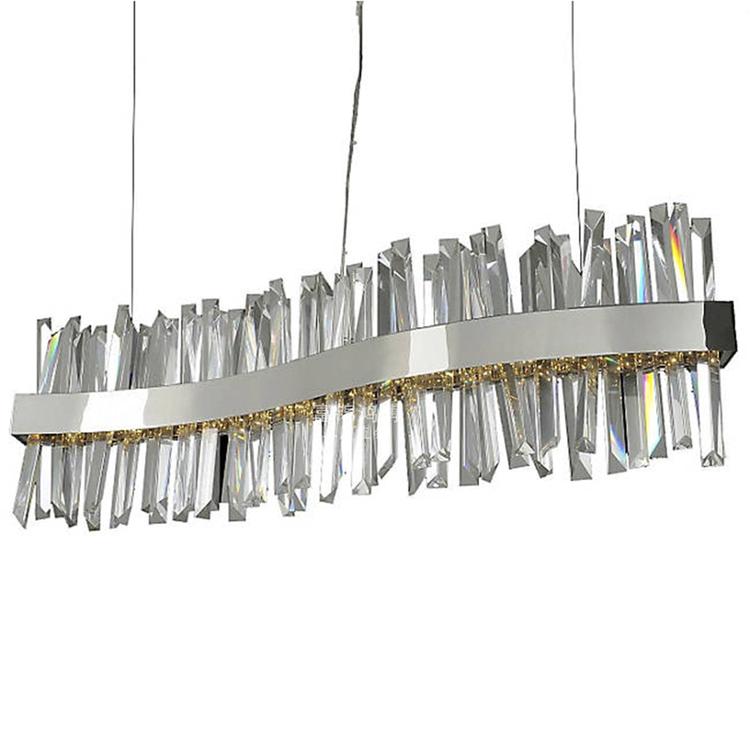 Arsenio Wave Crystal Chandelier - Yami Lightings