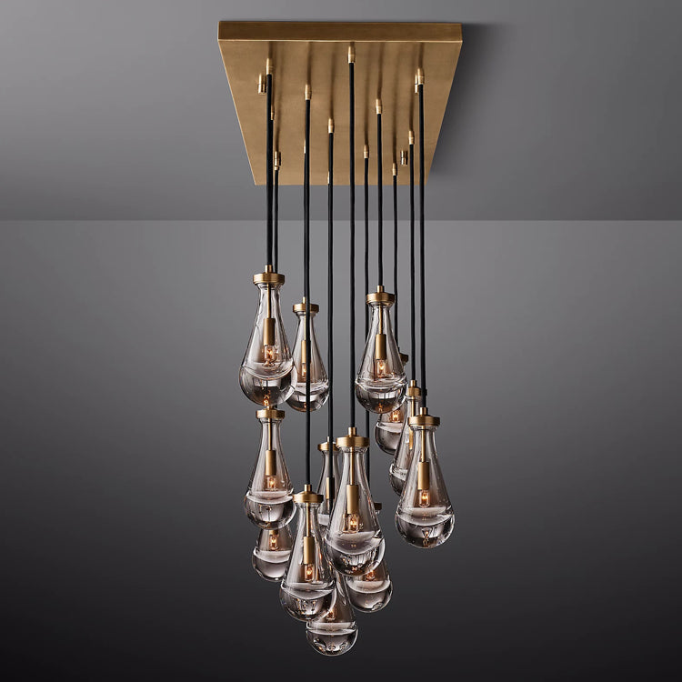Raindrop Linear Chandelier 54" - Yami Lightings