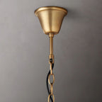 19TH C.Clear Royal Cut Crystal Round Chandelier 60" 