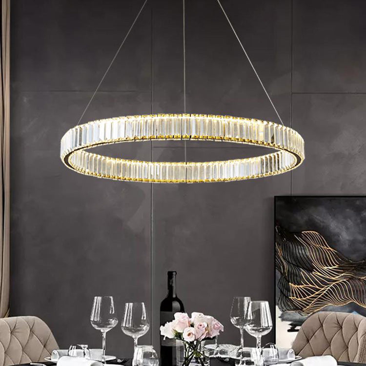 Dorothy Modern Crystal Ring Chandelier - Yami Lightings